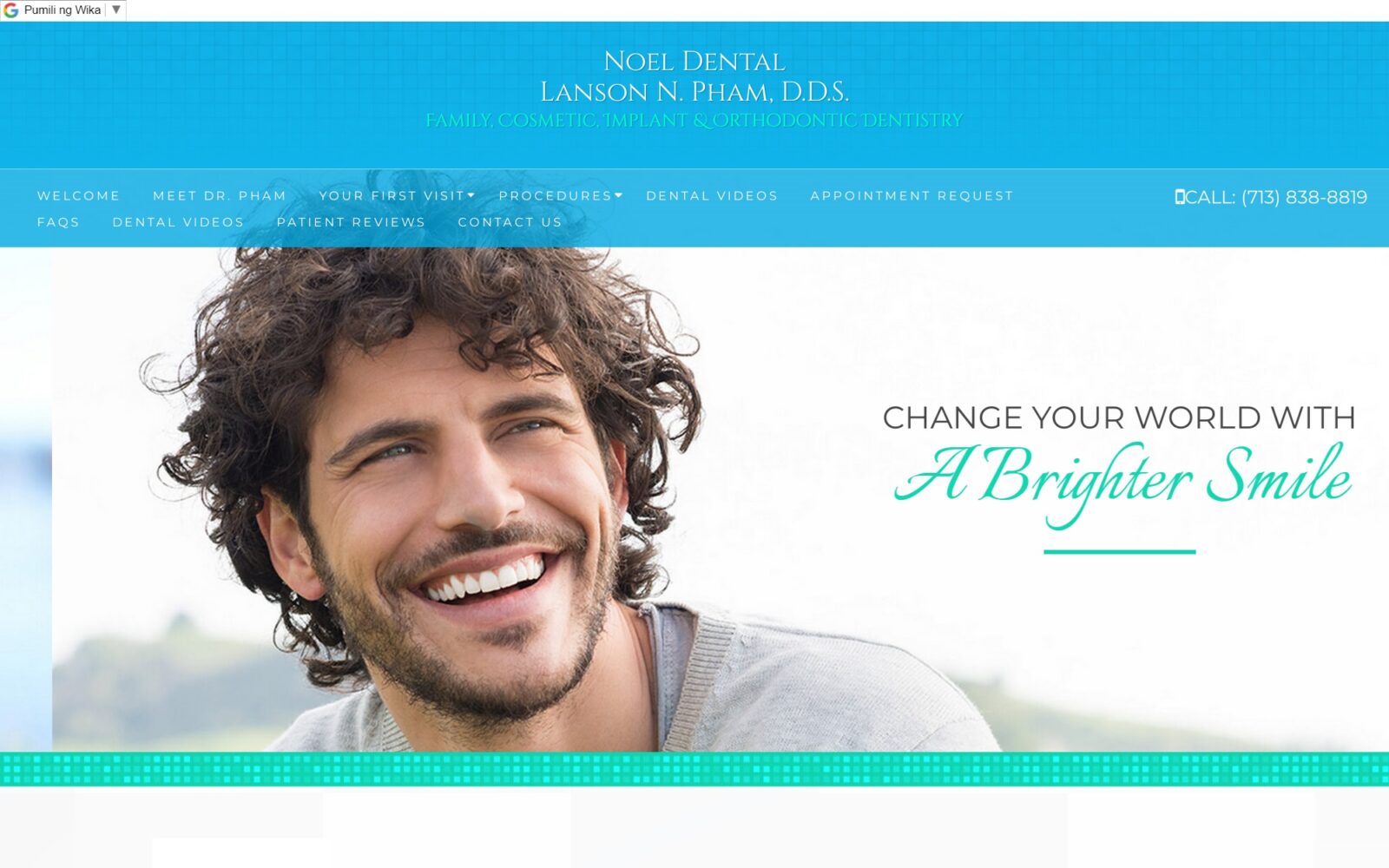 noeldental.com screenshot