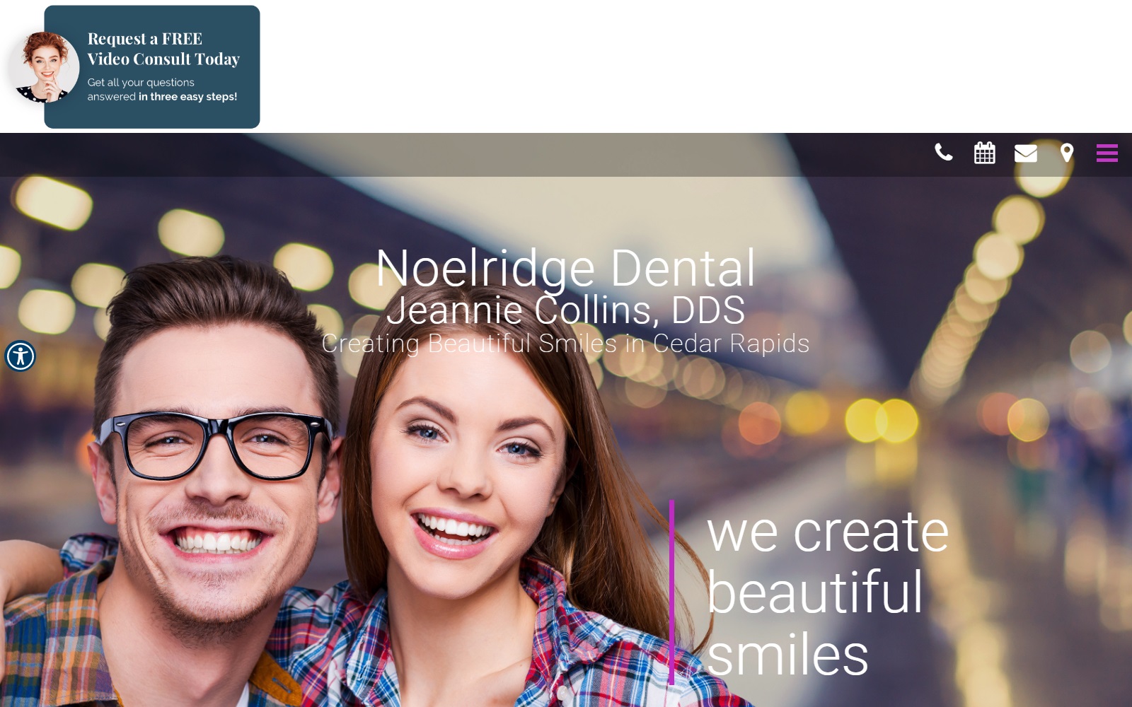 noelridgedental.com screenshot