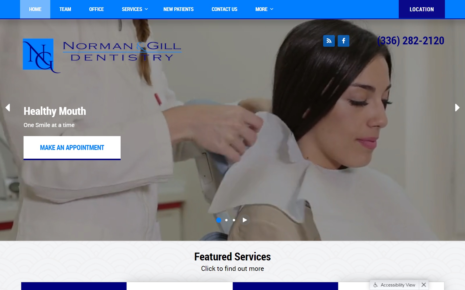 normangilldentistry.com screenshot