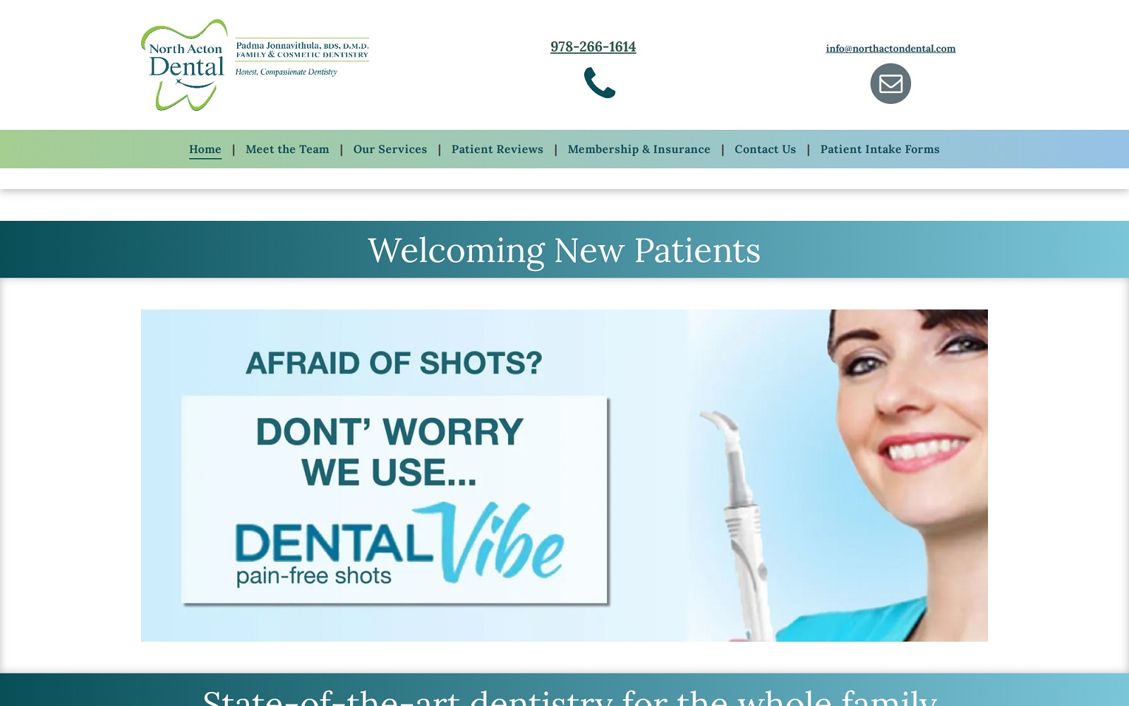 northactondental.com screenshot