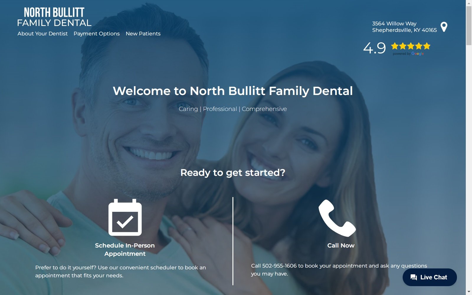 northbullittfamilydental.com screenshot