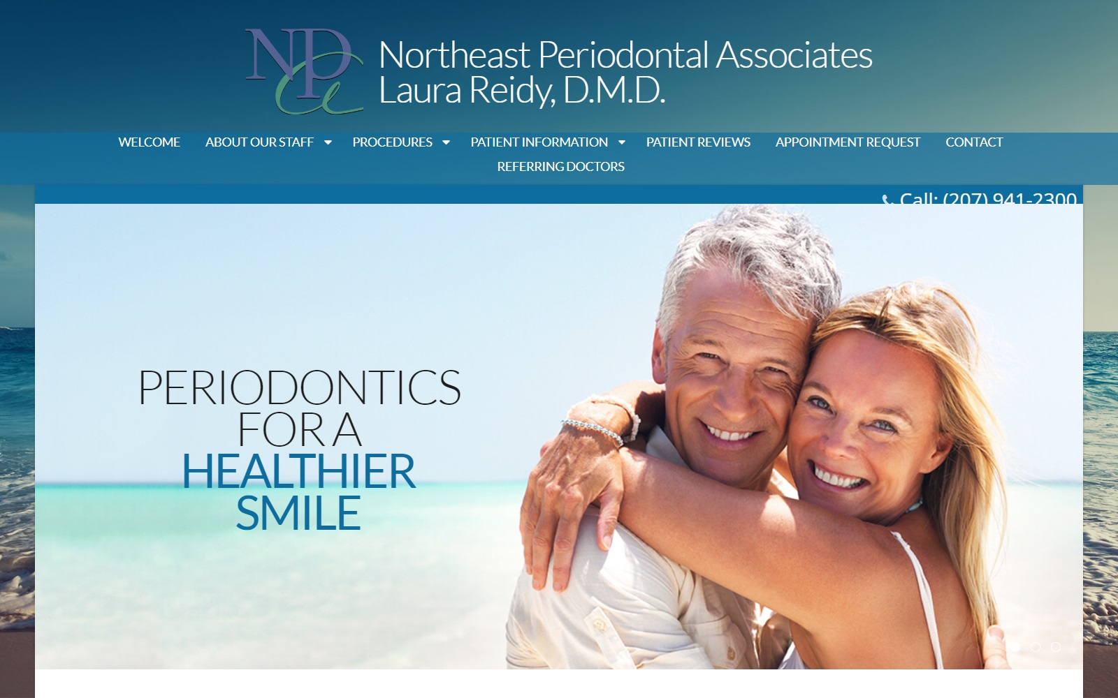 northeastperiodontal.com screenshot