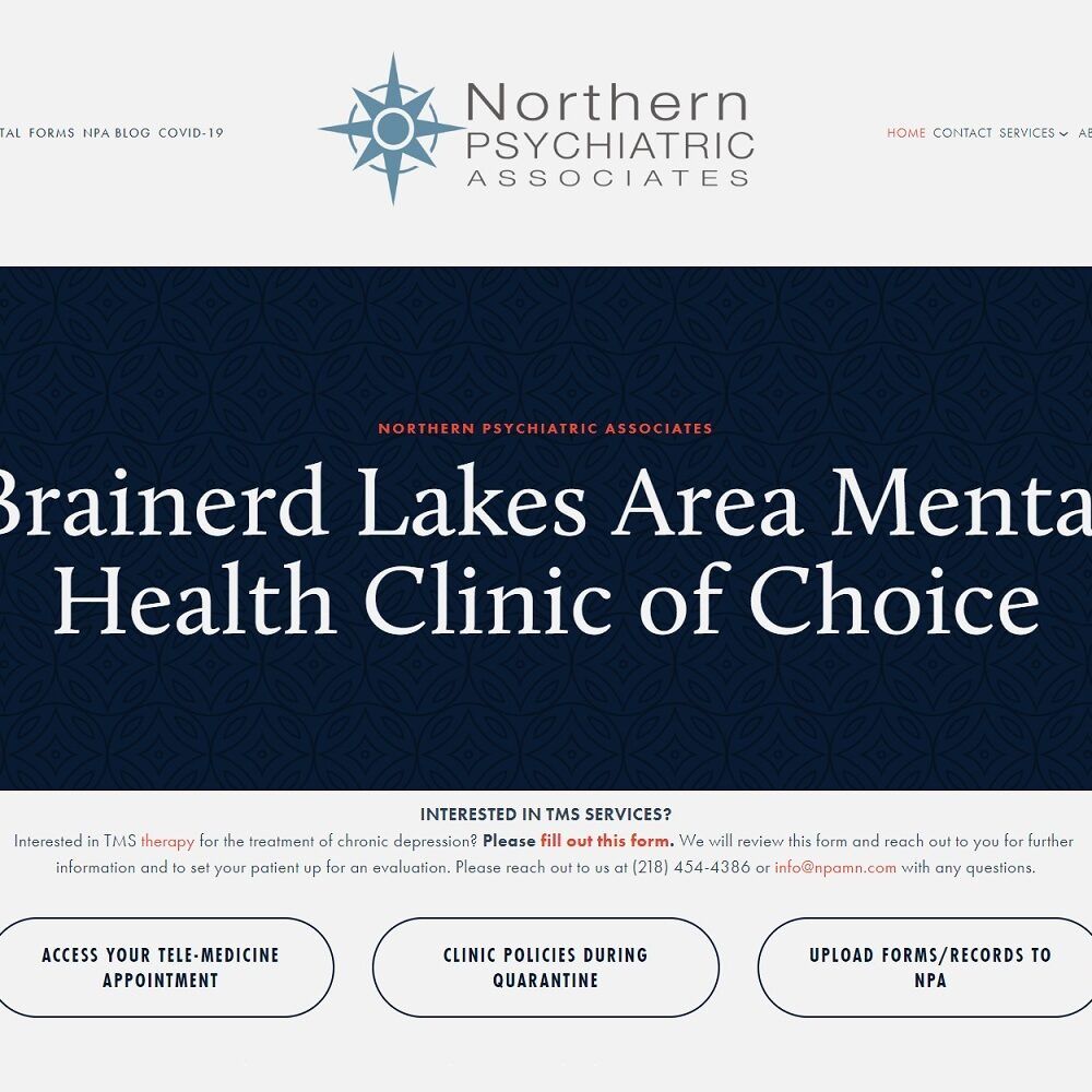 northernpsychiatric.com screenshot