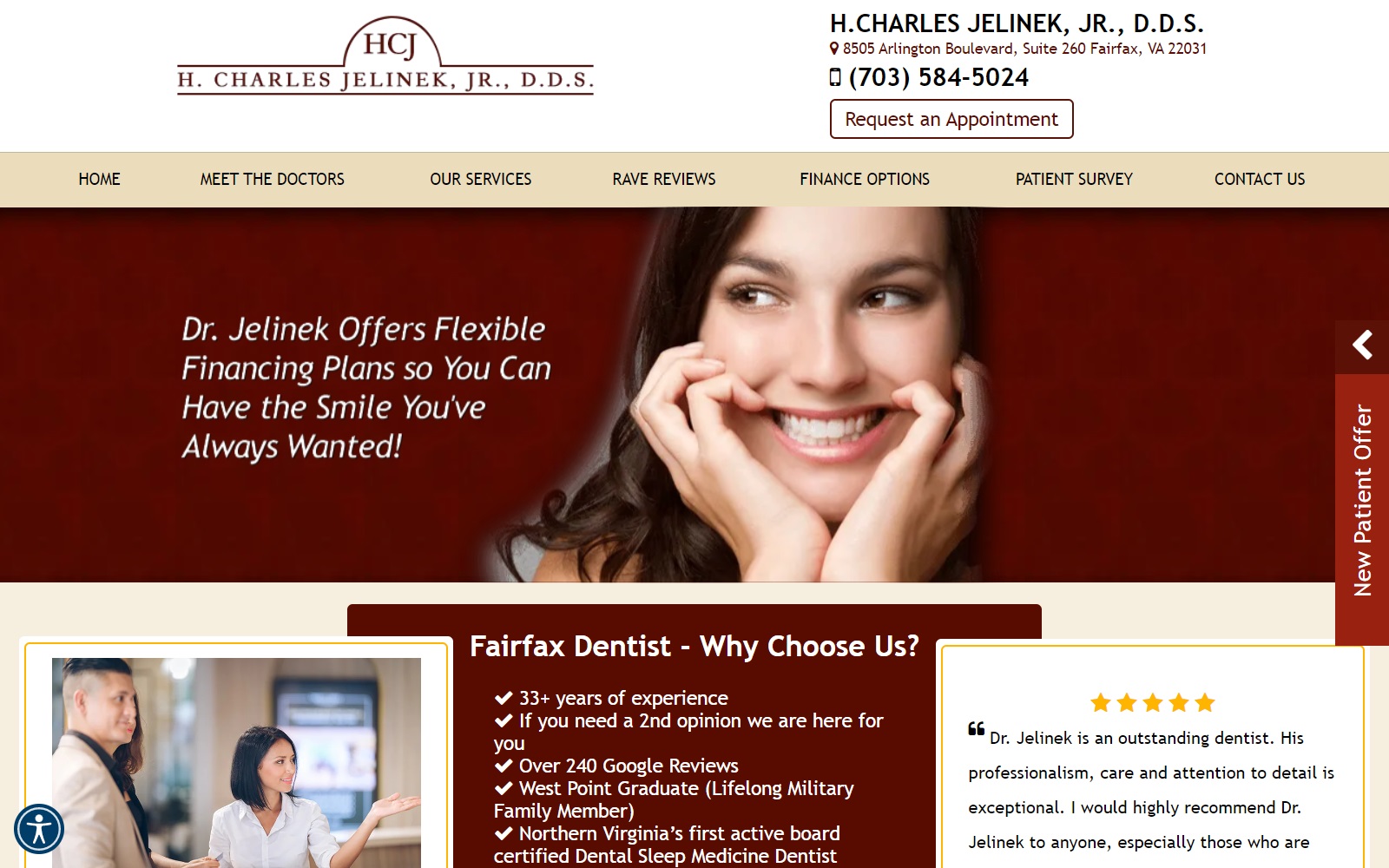 northernvirginiadental.com screenshot