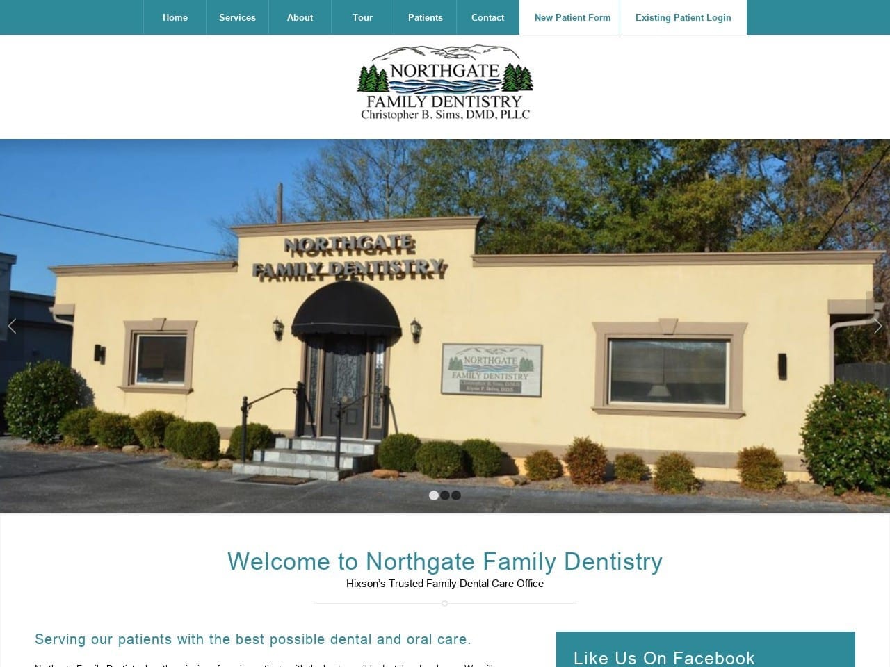 Northgate Family Dentistry Website Screenshot from northgatefamilydentistry.net