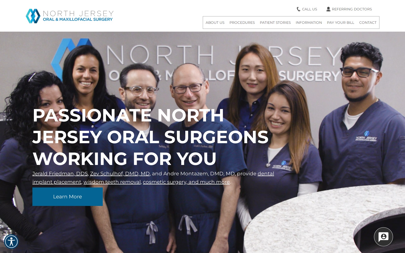 northjerseyoralsurgery.com screenshot