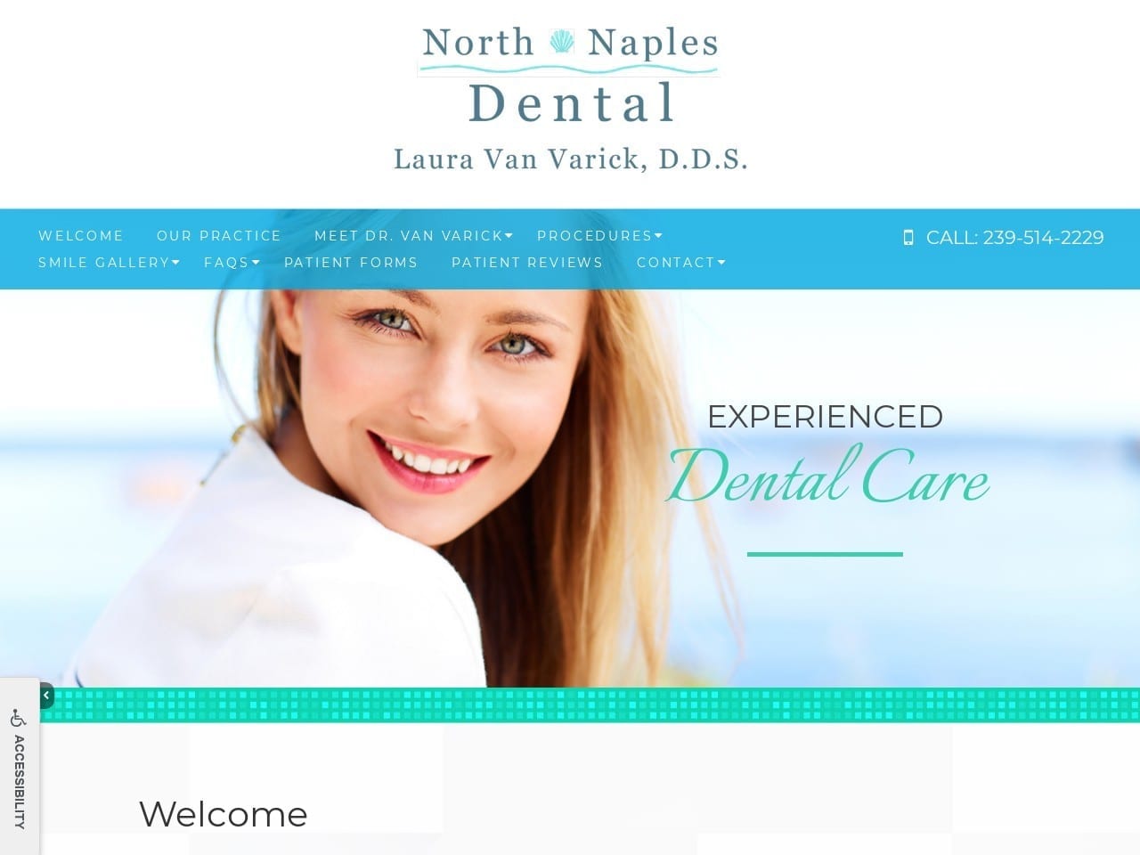 North Naples Dental Website Screenshot from northnaplesdental.com