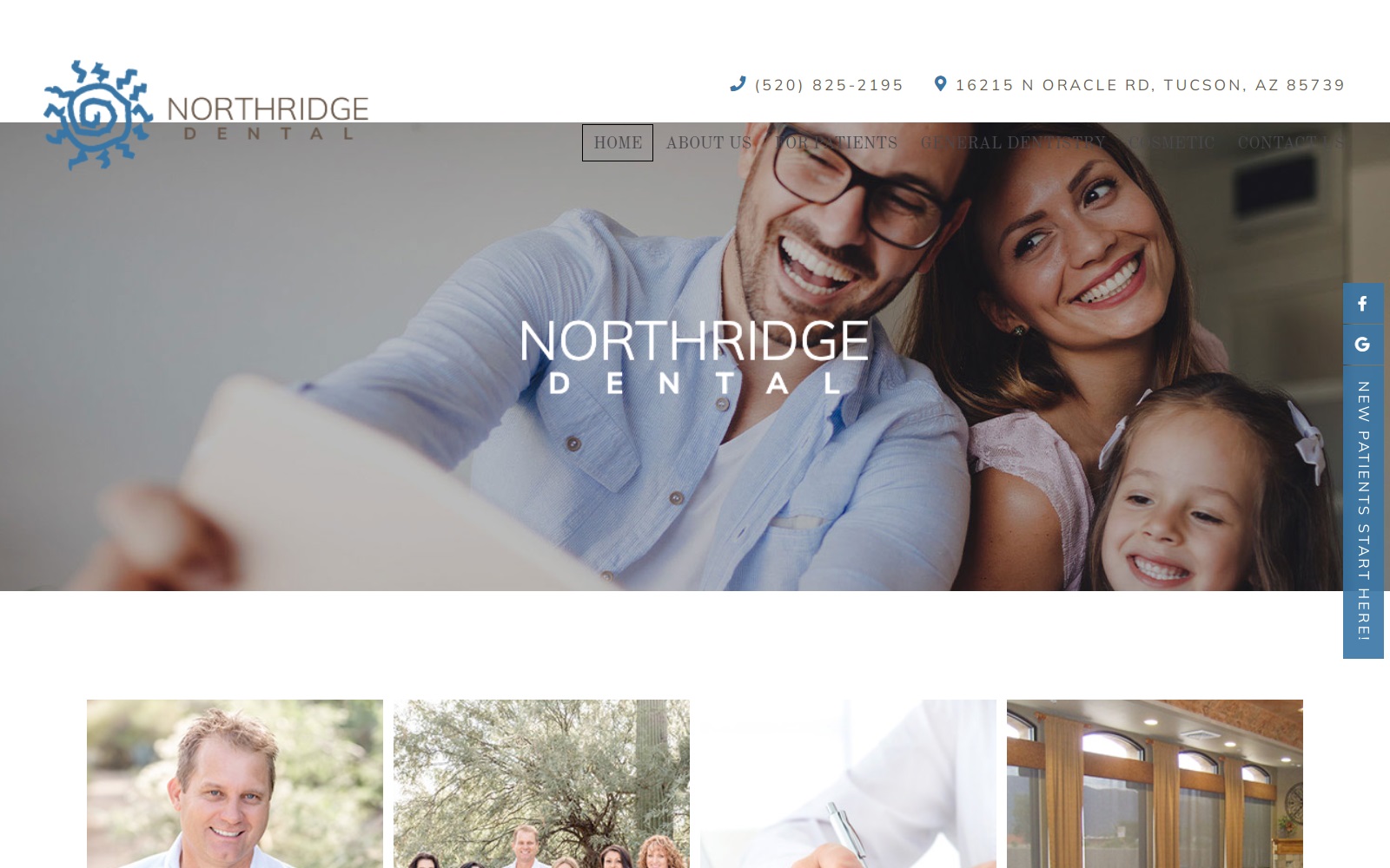 northridgedentalaz.com screenshot