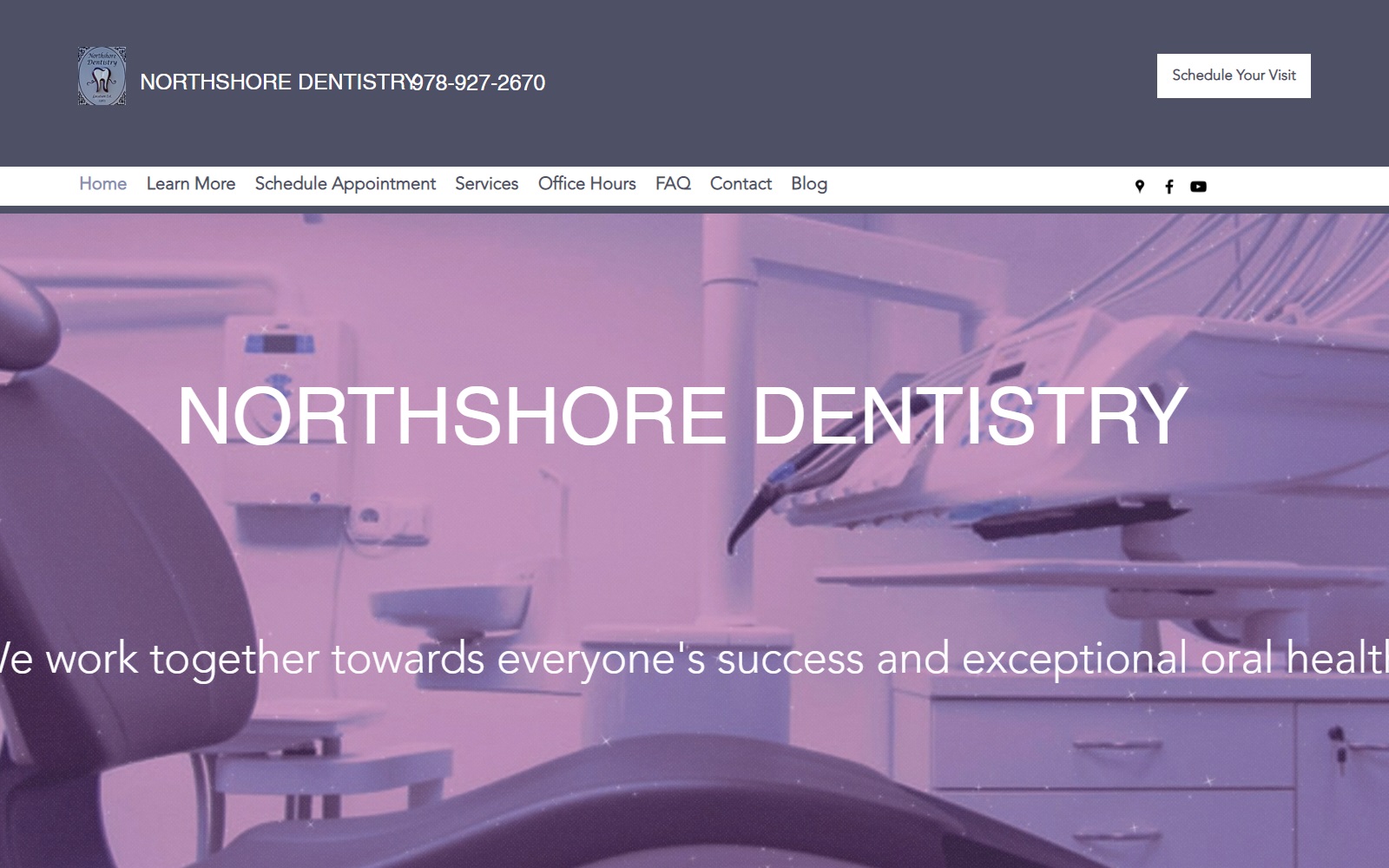 northshoredentistrypc.com screenshot