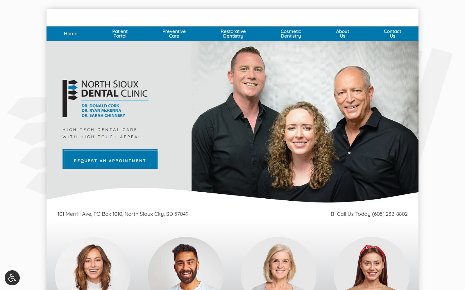 northsiouxdental.com screenshot