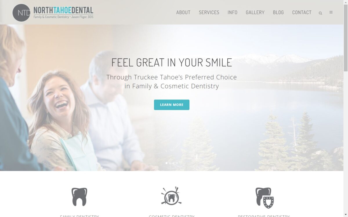 northtahoedental.com screenshot