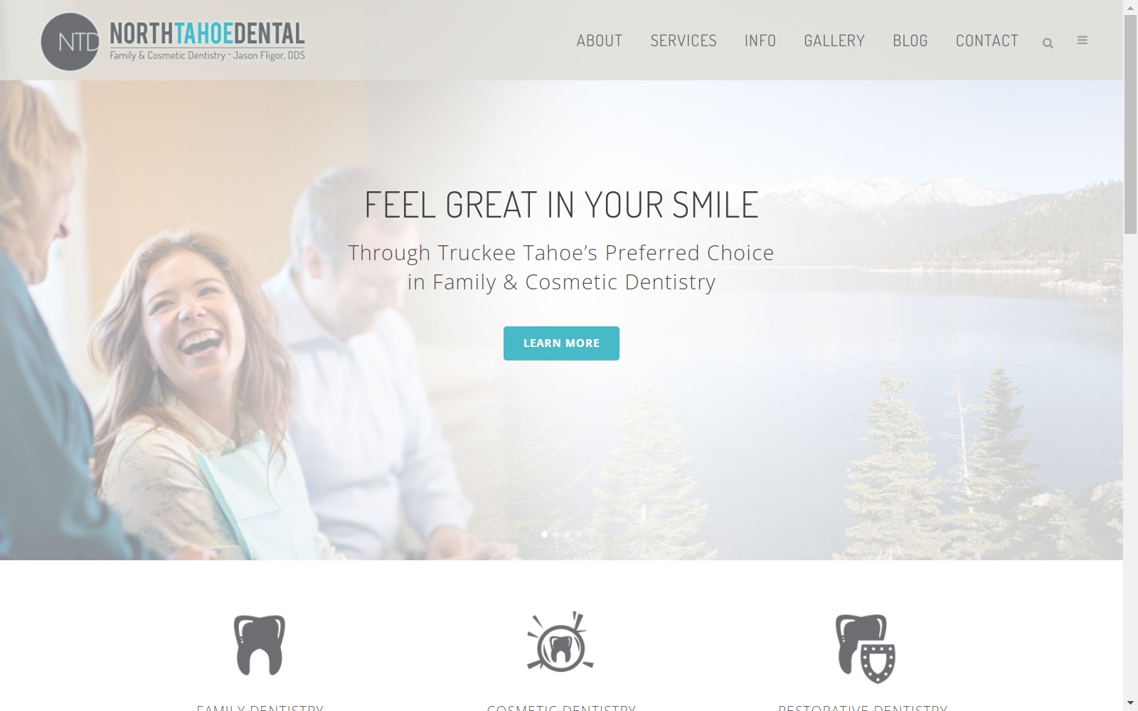 northtahoedental.com screenshot