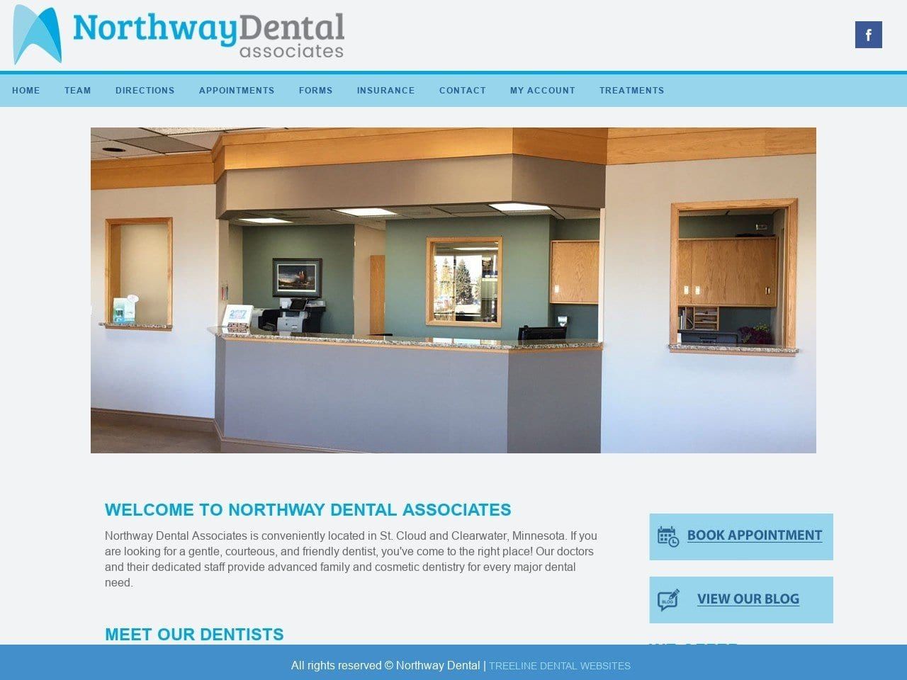 Northway Dental Associates Website Screenshot from northway-dental.com