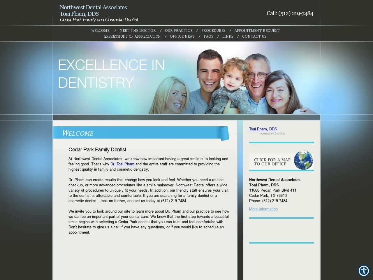 Northwest Dental Team Website Screenshot from northwestdentalteam.com