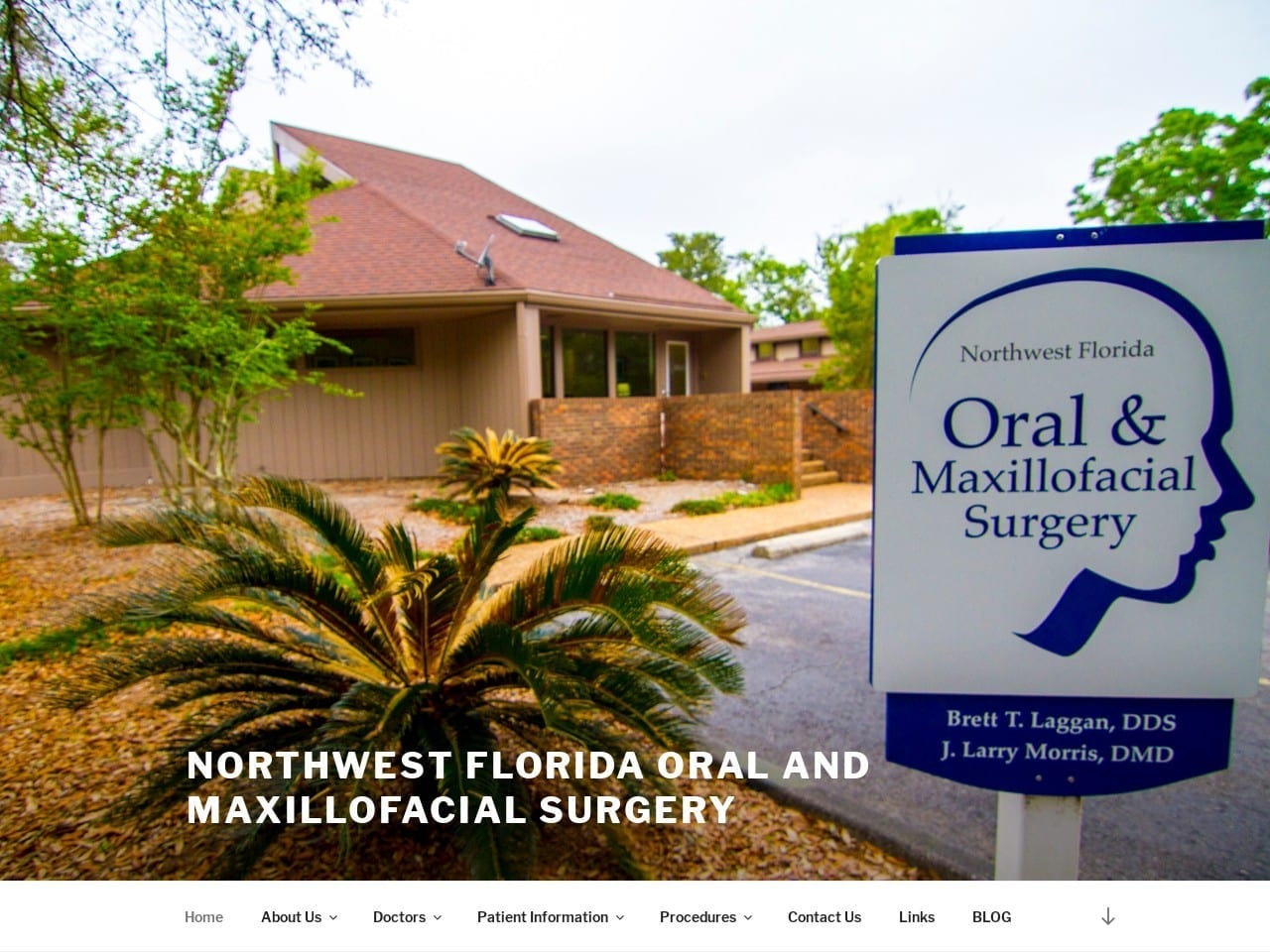 Dr. John L. Morris DMD Website Screenshot from northwestfloridaoms.com