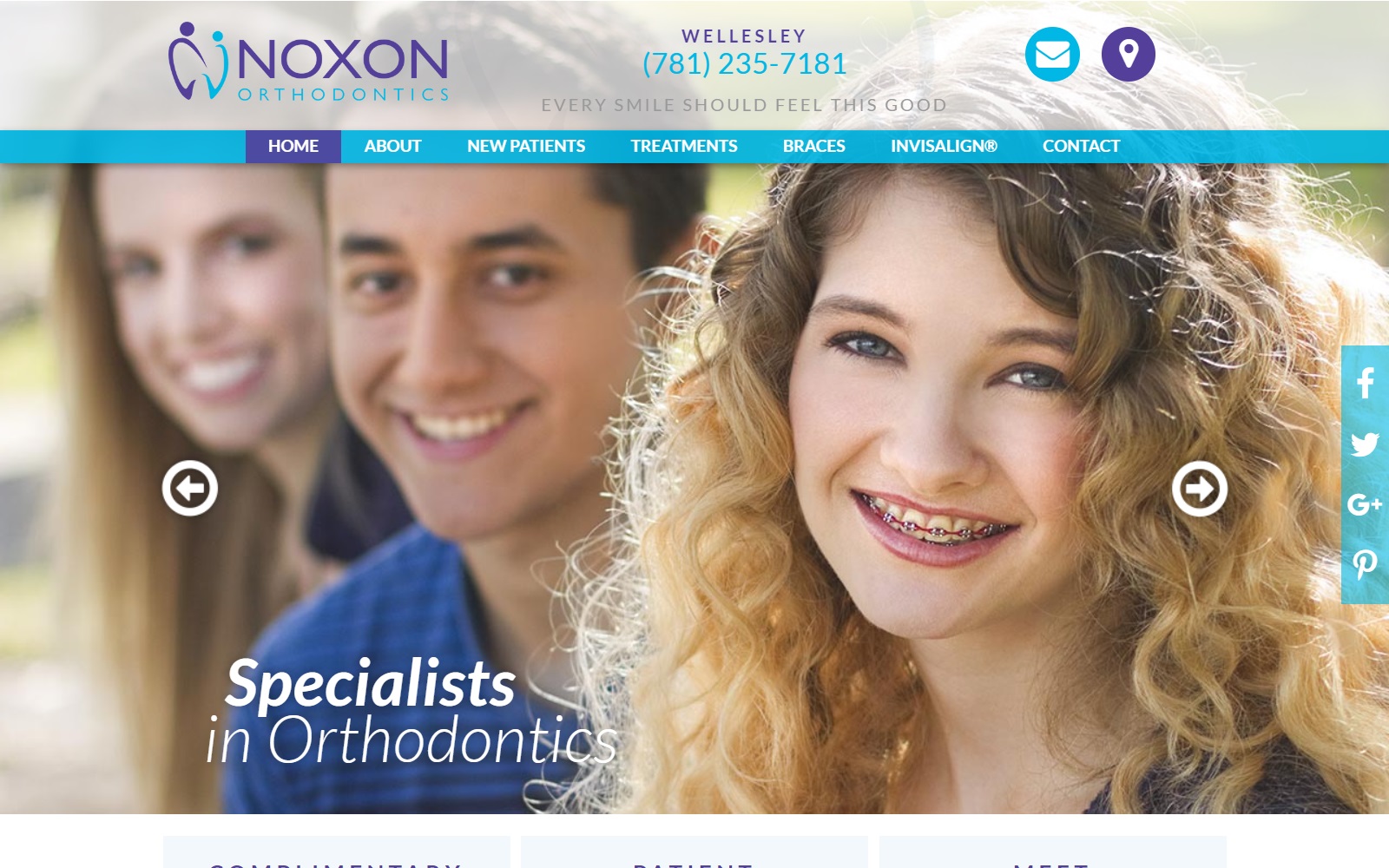 noxonorthodontics.com screenshot