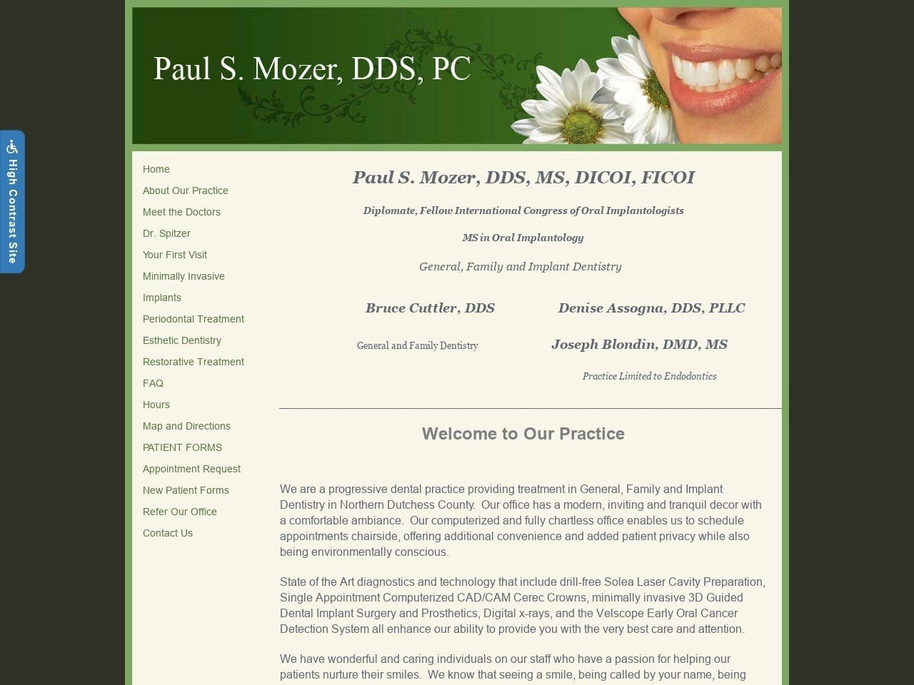 Paul S Mozer PC Website Screenshot from nurturingsmiles.com