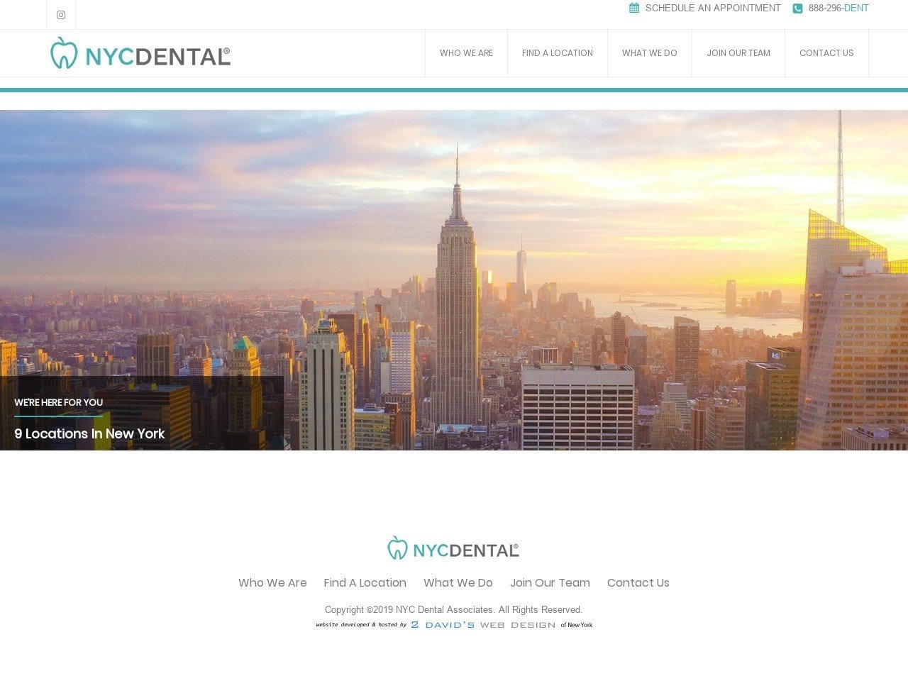 Rockaway Dental Associates Website Screenshot from nycdent.com