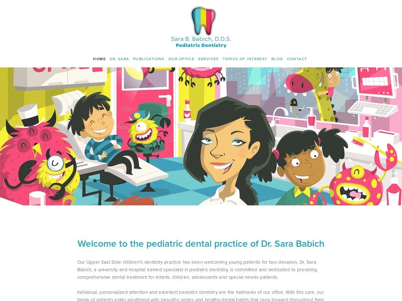 Nycpediatric Dentist Website Screenshot from nycpediatricdentist.com