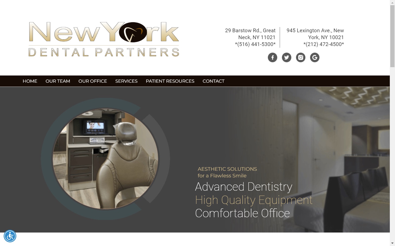 nydentalpartners.com screenshot