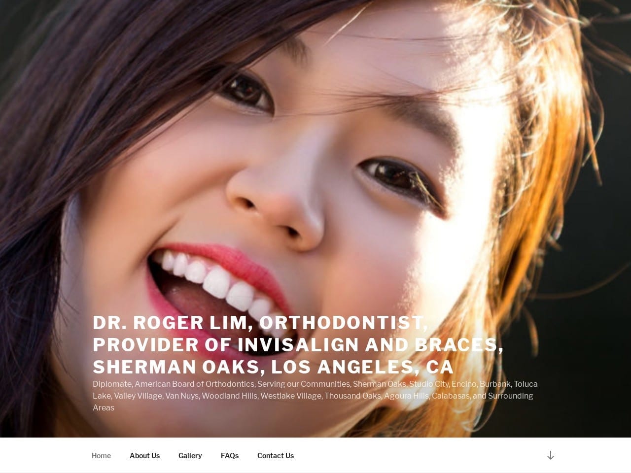 Roger Lim DDS Website Screenshot from oaksortho.com