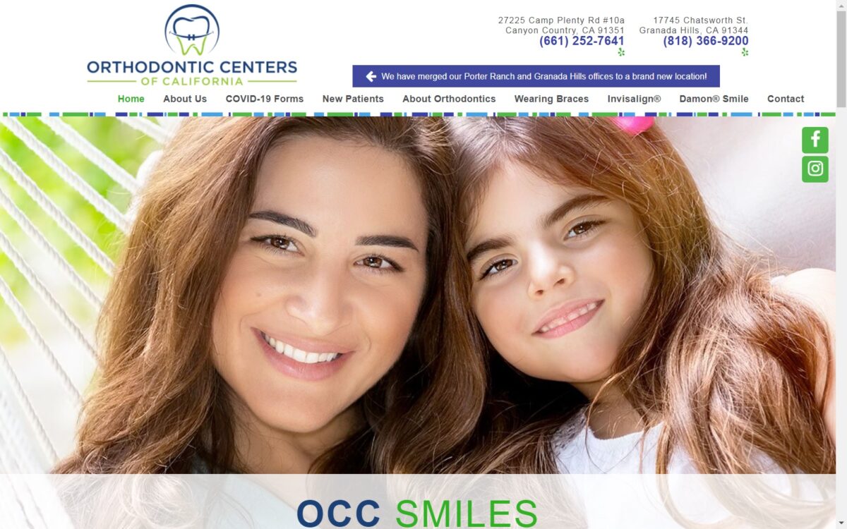 occsmiles.com screenshot