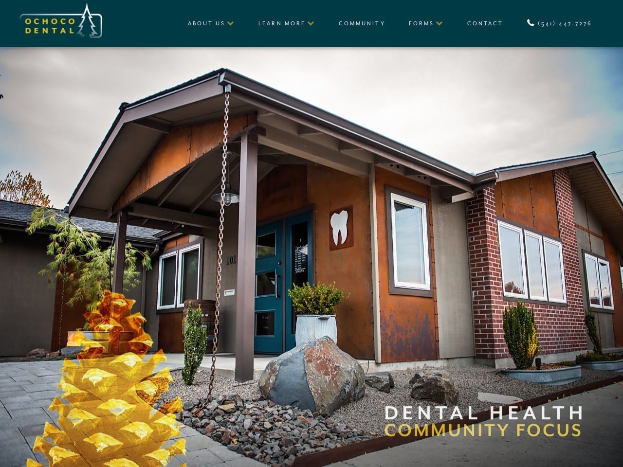 Ochoco Family Dental Website Screenshot from ochocodental.com