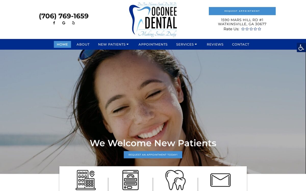 oconeedental.com screenshot