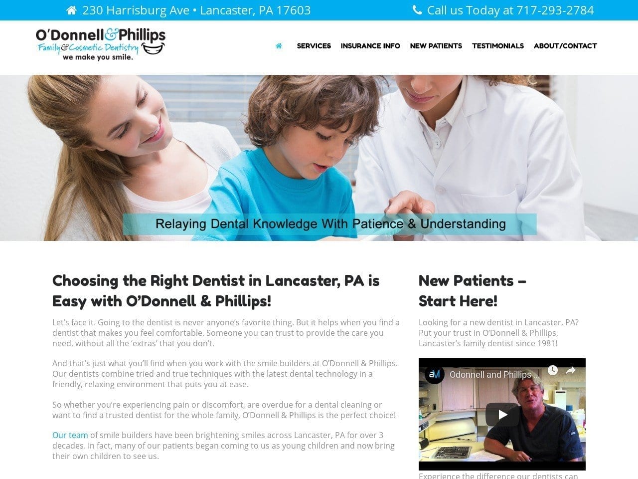 ODonnell & Phillips Phillips Jason A DDS Website Screenshot from odonnellandphillips.com