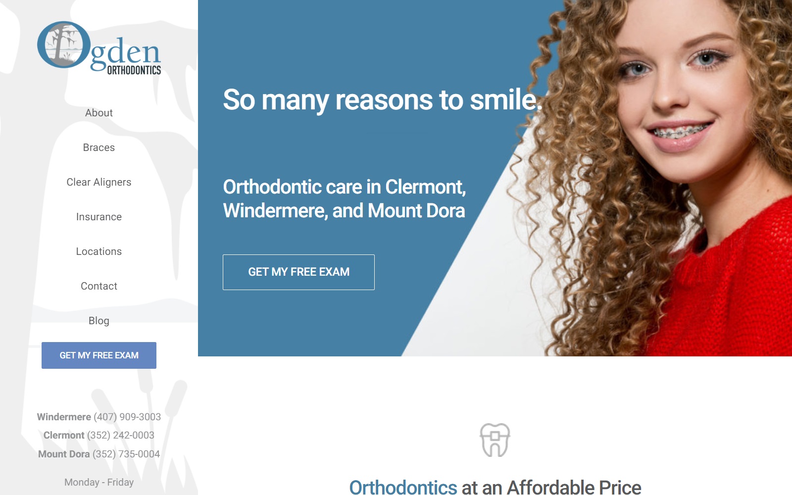 ogdenortho.com screenshot