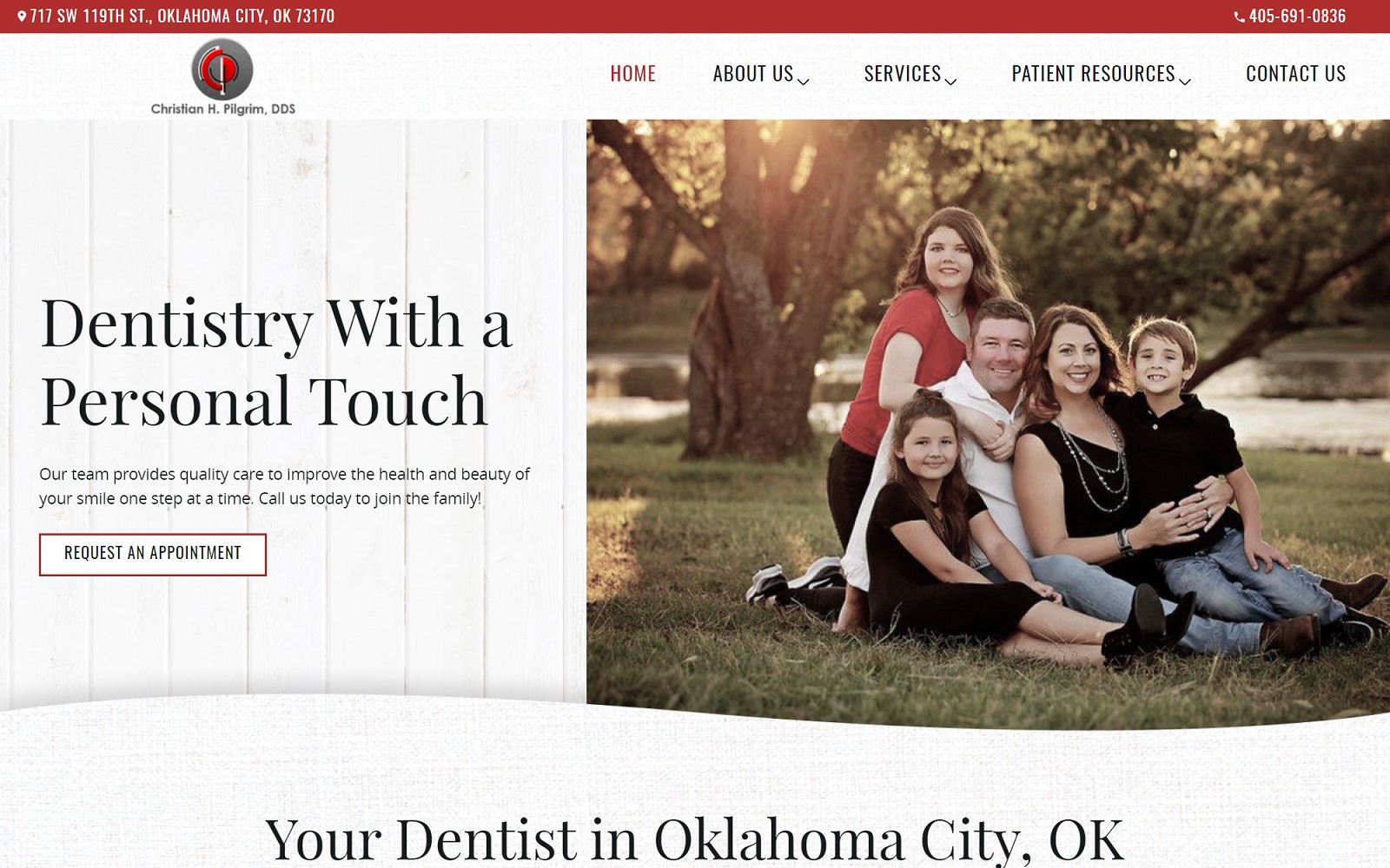 oklahomacityokdentist.com screenshot