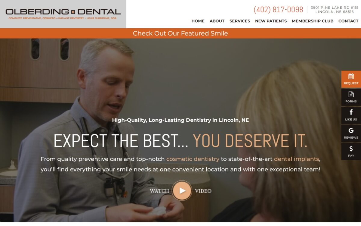 olberdingdental.com screenshot