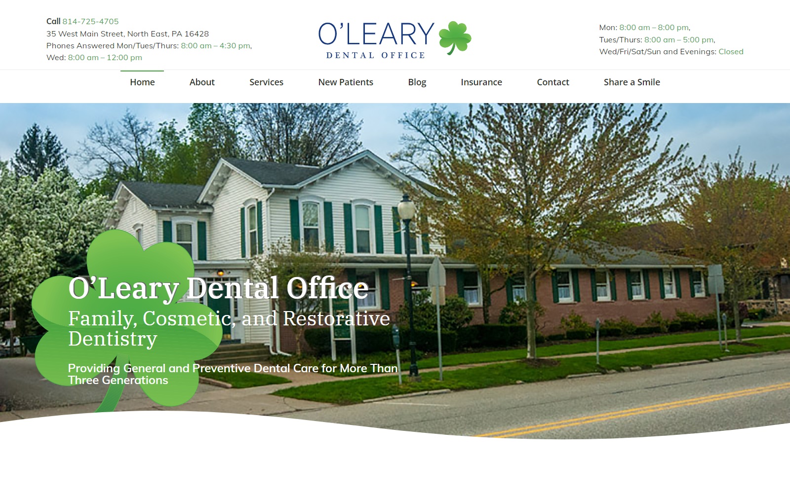 olearydental.net screenshot