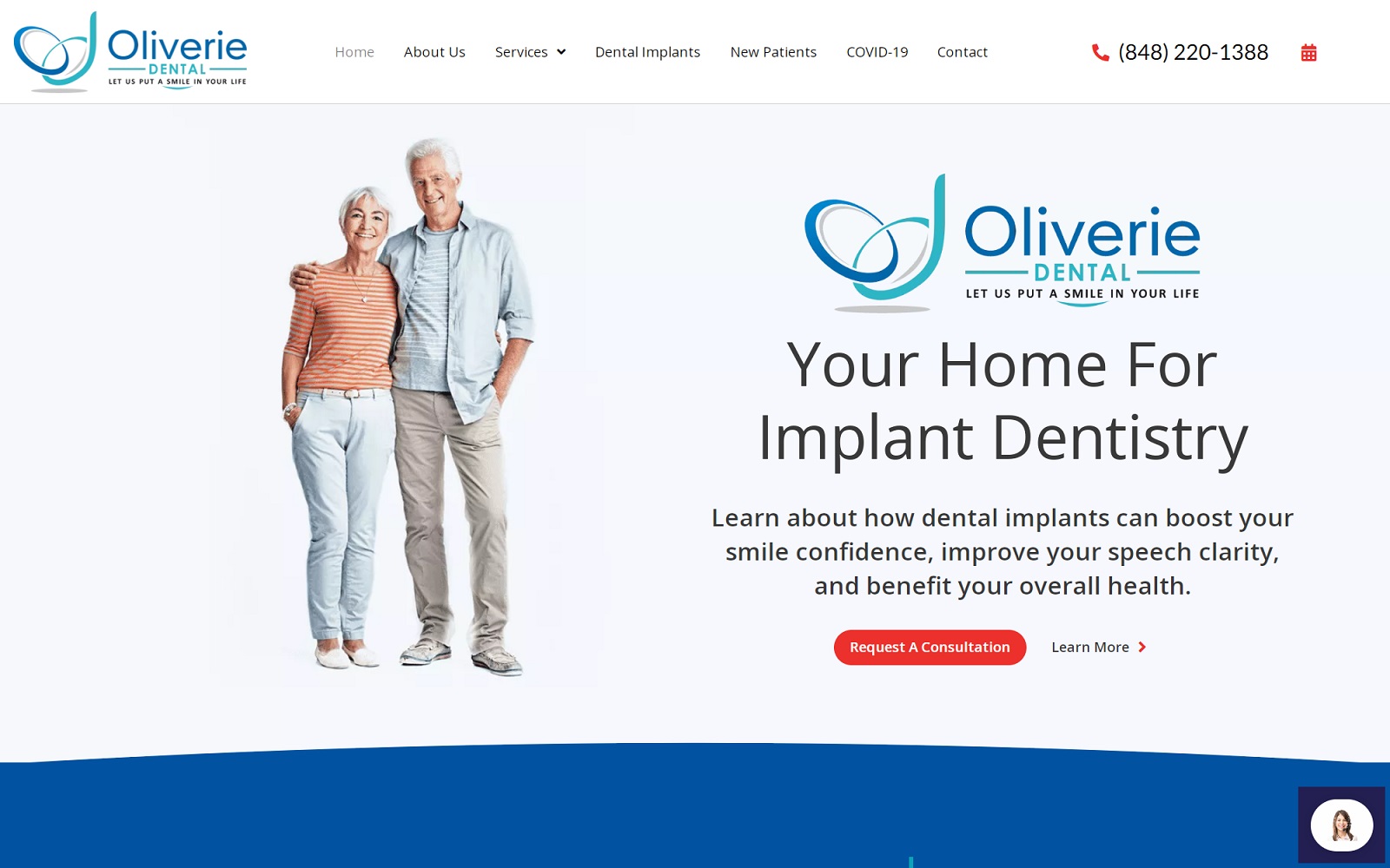 oliveriedental.com screenshot