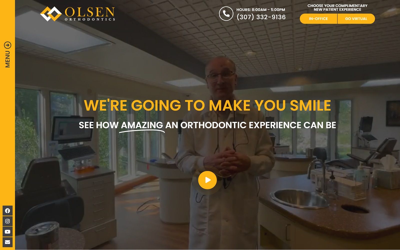 olsenortho.com screenshot