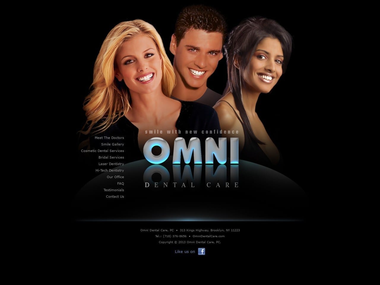 Omni Dental Care P.C. Website Screenshot from omnidentalcare.com