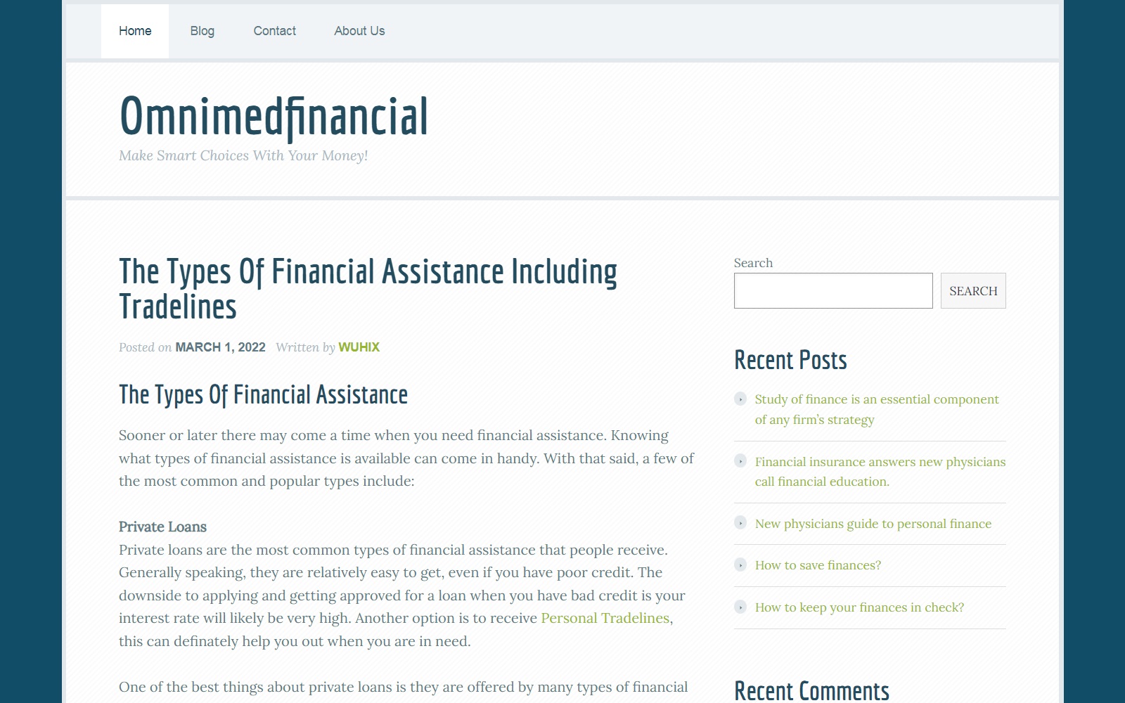 omnimedfinancial.com screenshot