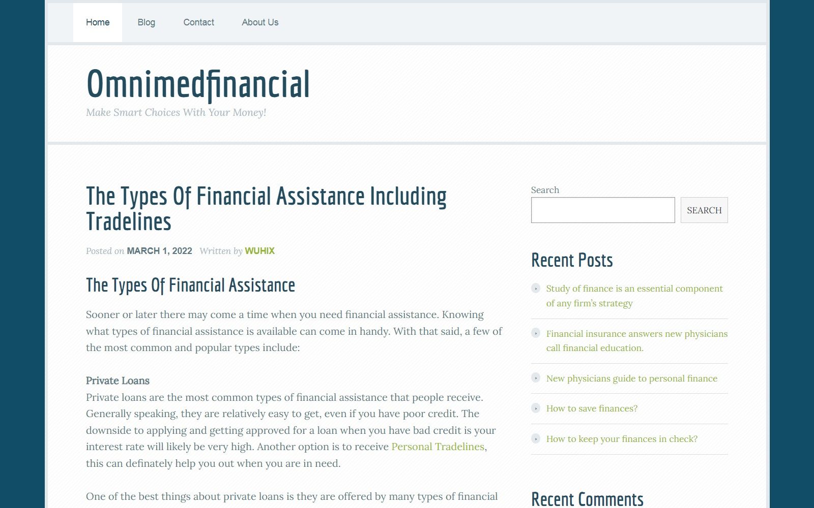 omnimedfinancial.com screenshot