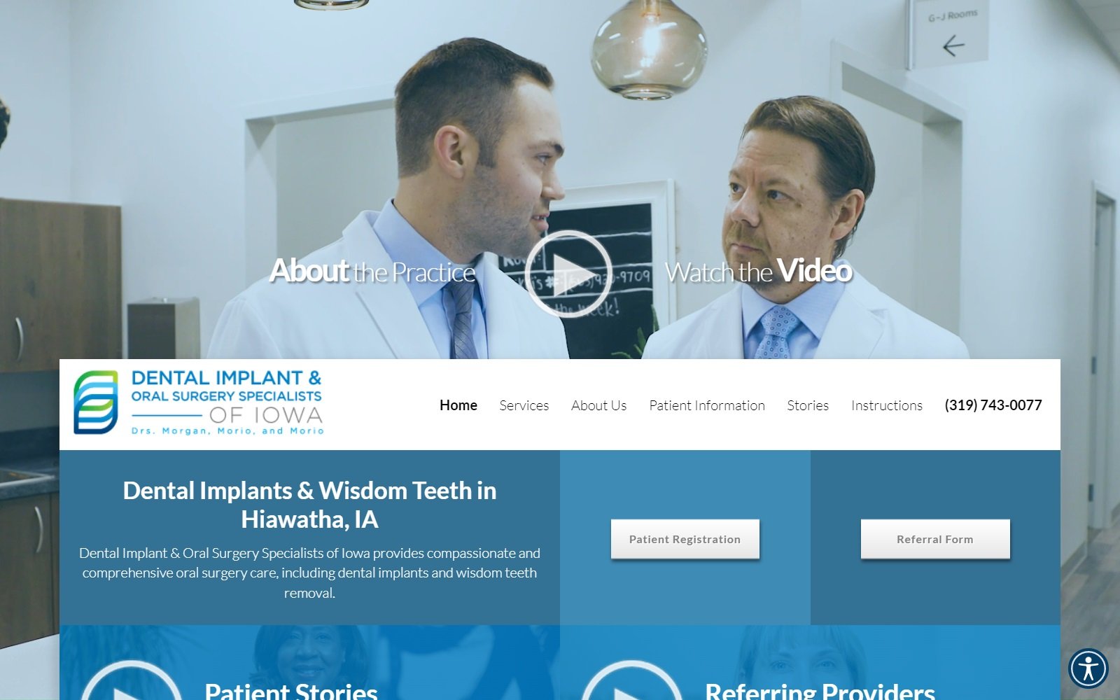 oralsurgeryiowa.com screenshot