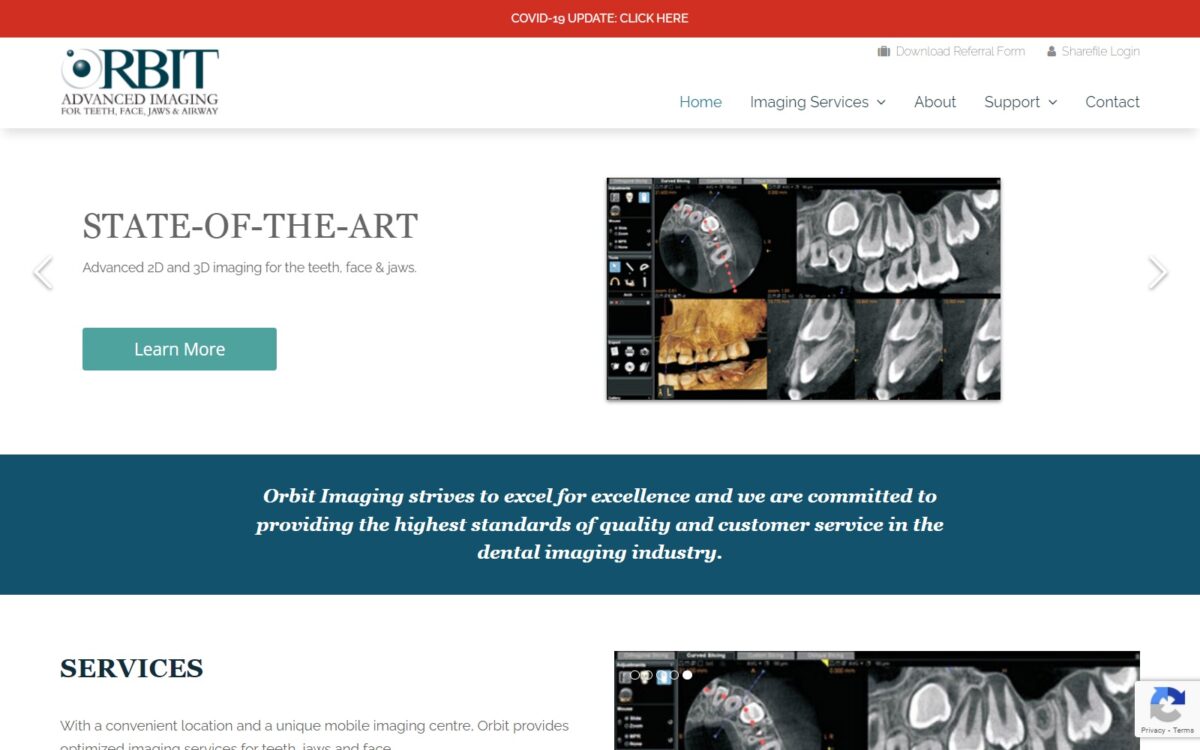 orbitimaging.com screenshot