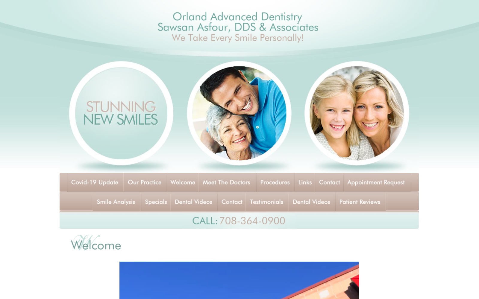 orlanddentistry.com screenshot