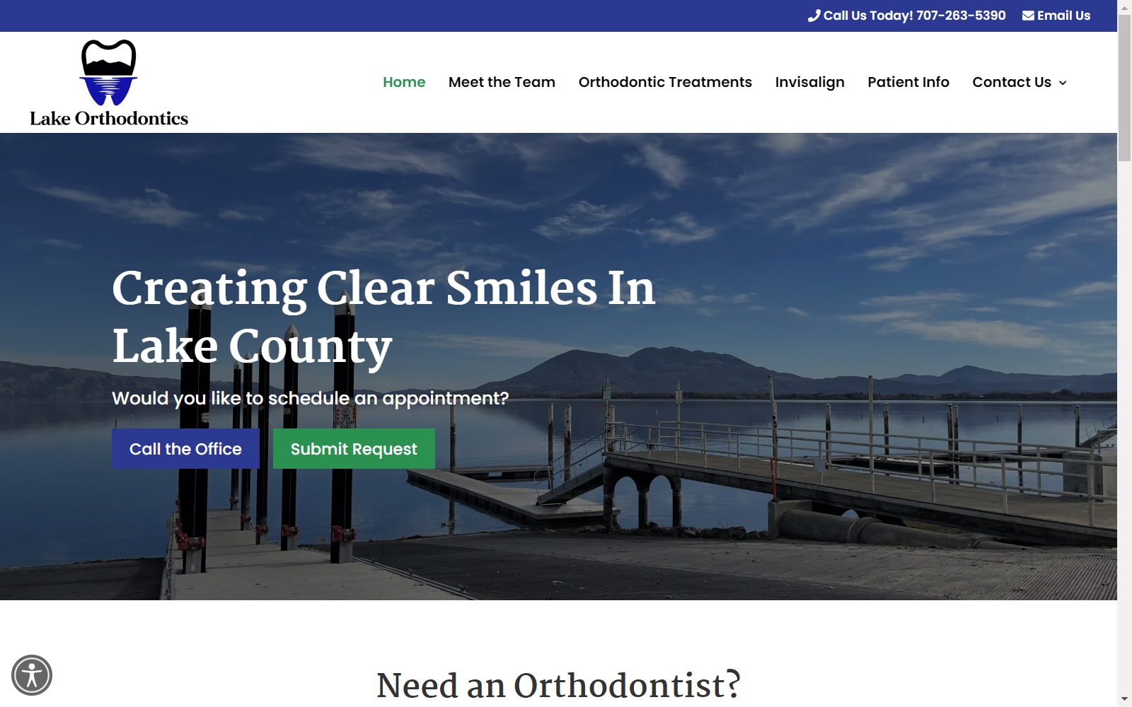 orthobythelake.com screenshot