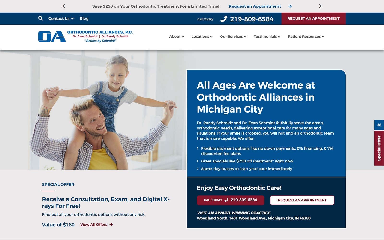 orthodonticalliances.com_michigan-city screenshot