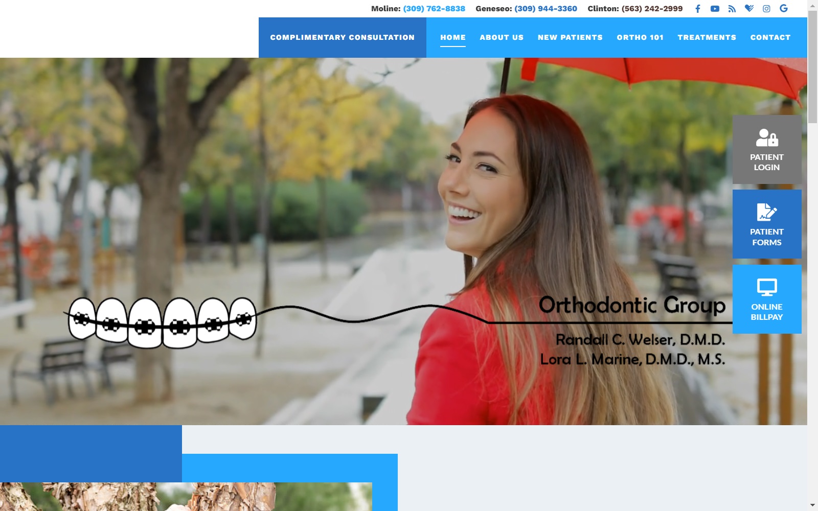 orthodonticgroup.com screenshot