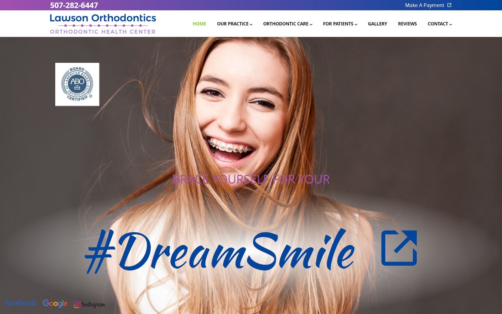 orthodontichealthcenter.com screenshot