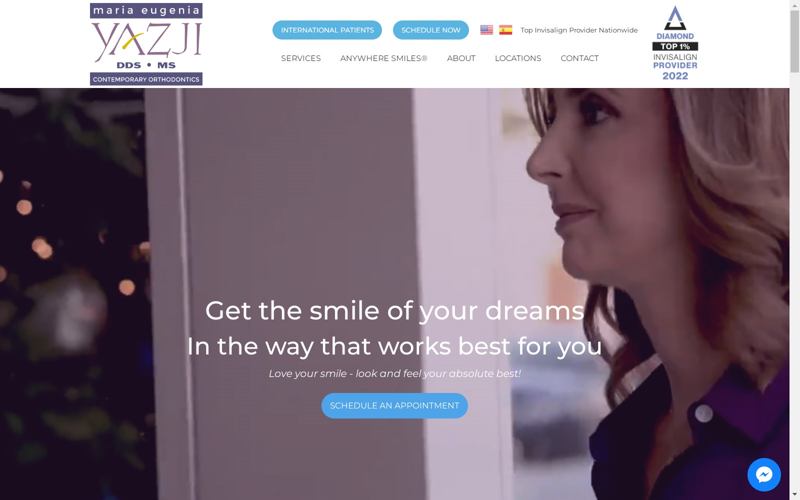 orthodonticsinmiami.com screenshot