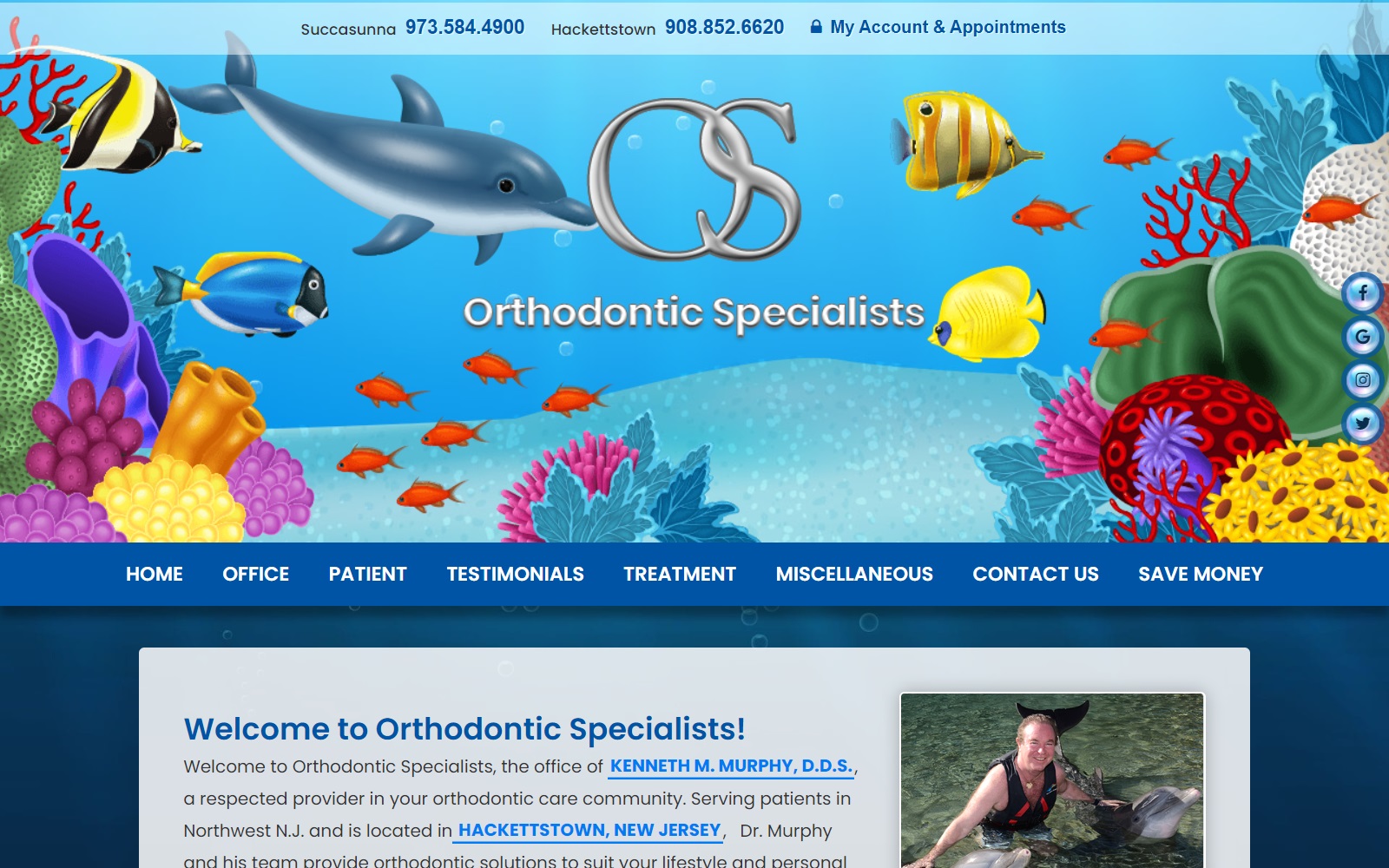 orthodonticspecialists.net screenshot