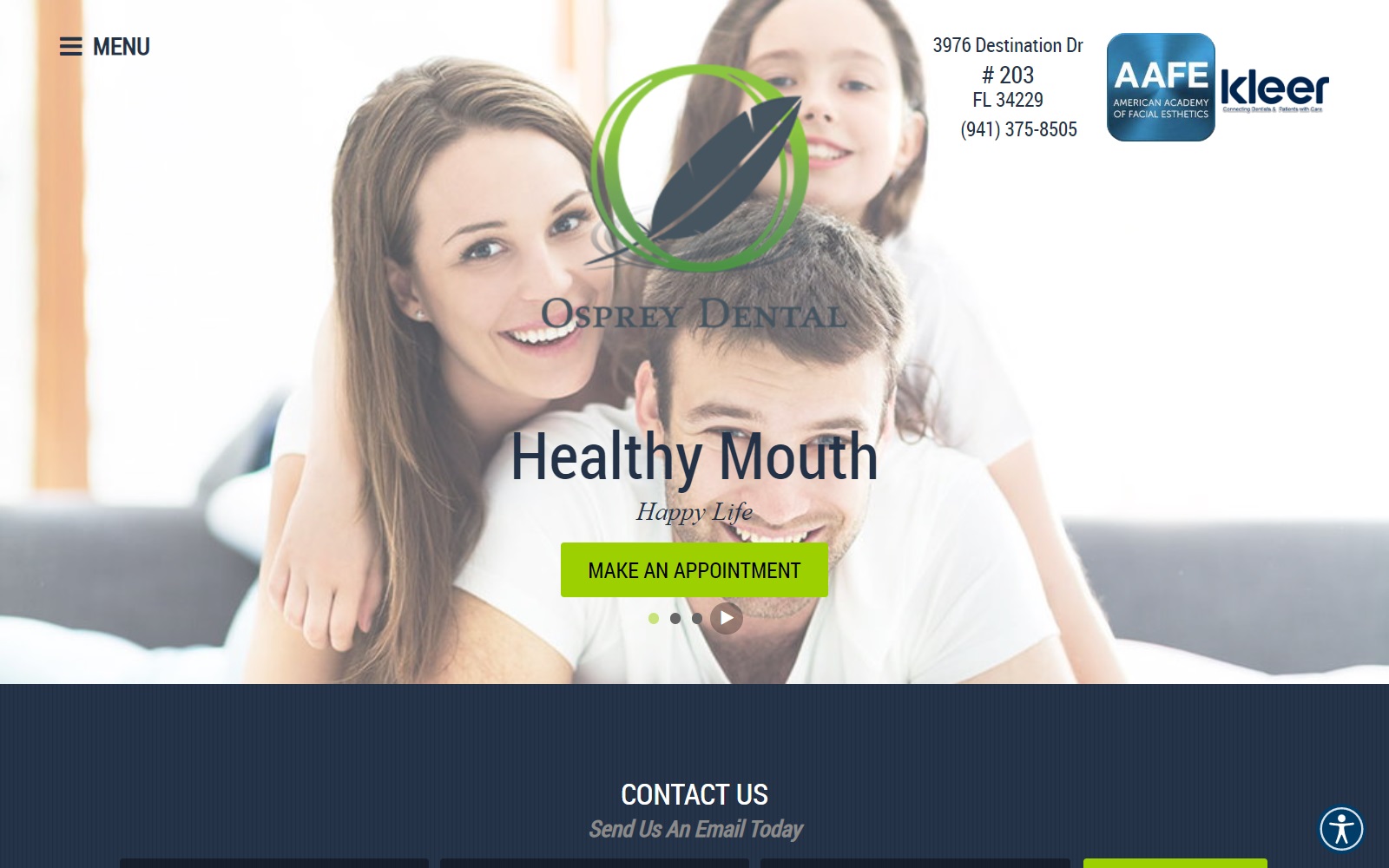 ospreydental.com screenshot