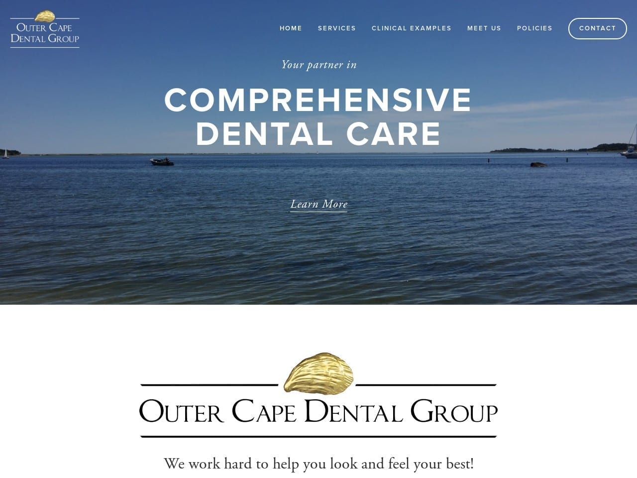 Outer Website Screenshot from outercapedental.com