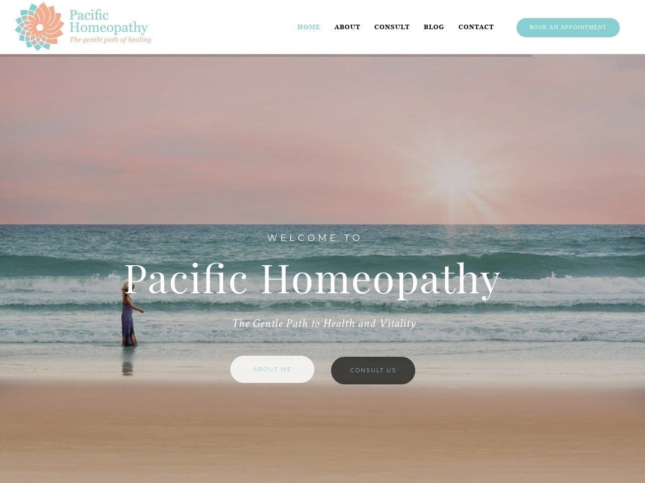 Pacific Homeopathy Website Screenshot from pacifichomeopathy.com